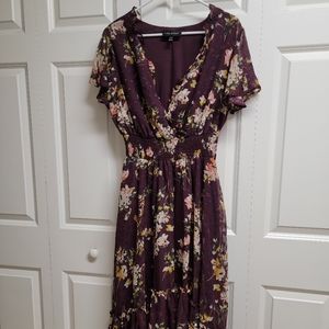 Lane Bryant size 14/16 maroon dress